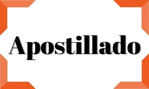 Apostilled